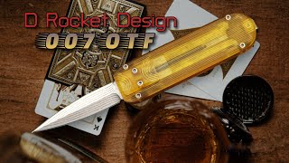 D Rocket 007 OTF:  CA Legal Damascus Blade!