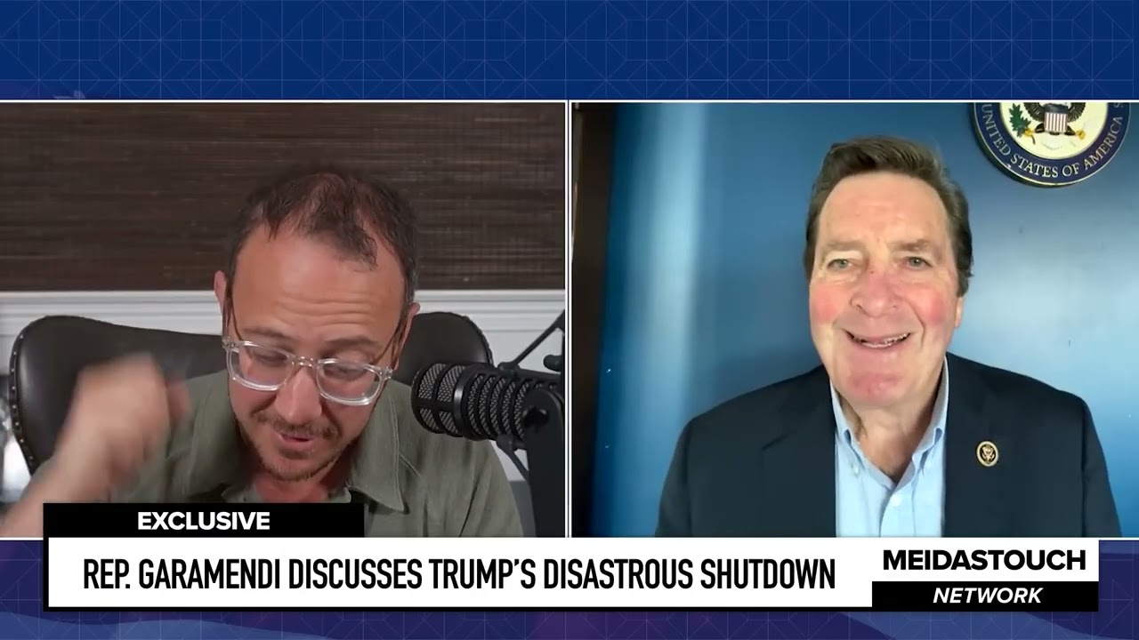 Garamendi Joins Meidas Touch: Blasts Speaker Johnson's Shutdown Politics