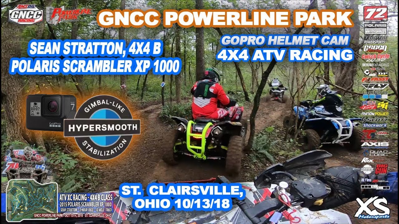 GNCC Powerline Park ATV XC Racing GoPro Hero7 HyperSmooth 4x4 B