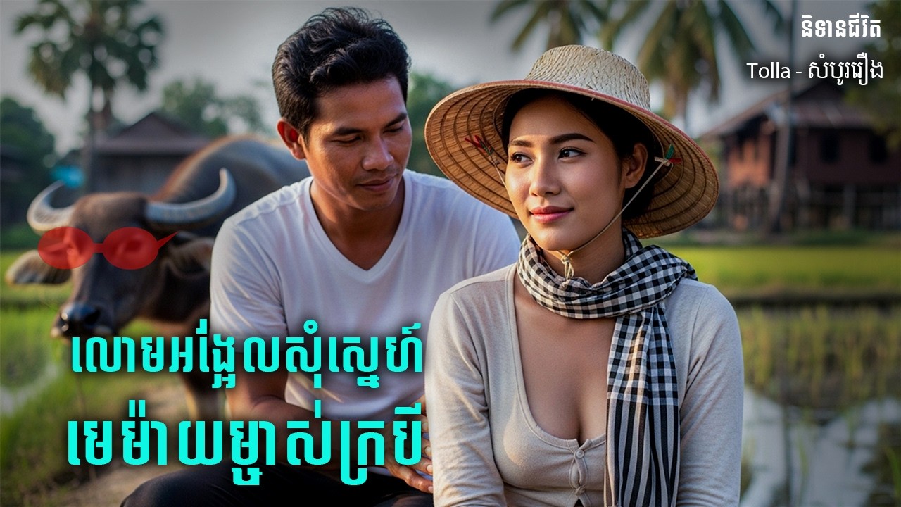 លួងលោមសុំស្នេហ៍មេម៉ាយម្ចាស់ក្របី |និទានជីវិត |Life Stories