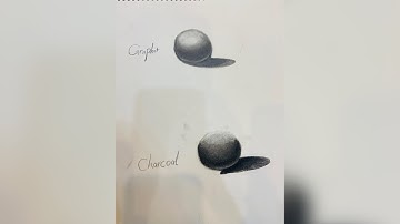 Best way to practice shading with charcoal and graphite pencil - draw a sphere