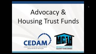 Advocating for the Michigan Housing and Community Development Fund