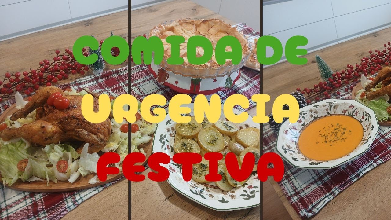 😮COMIDA FESTIVA DE URGENCIA