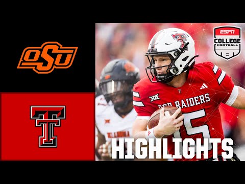Oklahoma State Cowboys vs. Texas Tech Red Raiders | Full Game Highlights | ESPN College Football