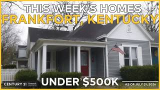 Frankfort KY Homes Under $500K For Sale | Updated July 31, 2026