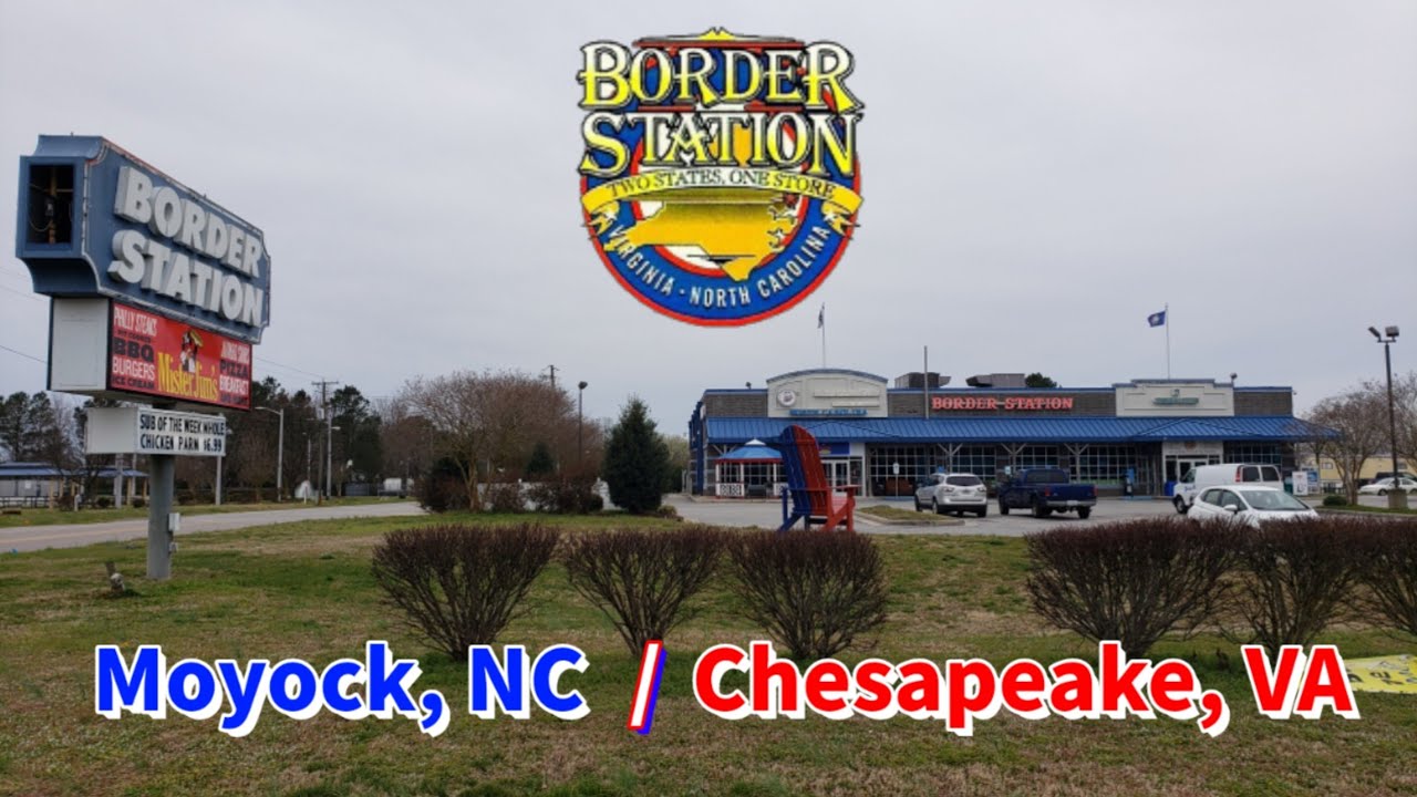 Border Station On The NC / VA Border YouTube