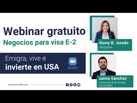 Negocios para visa e-2