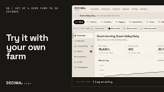Farm Management Software Demo: Try It With Your Own Farm, Decima Farm