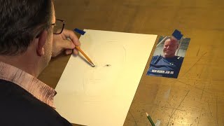 Artist in Ohio sketches portraits of victims who died in Lewiston shooting