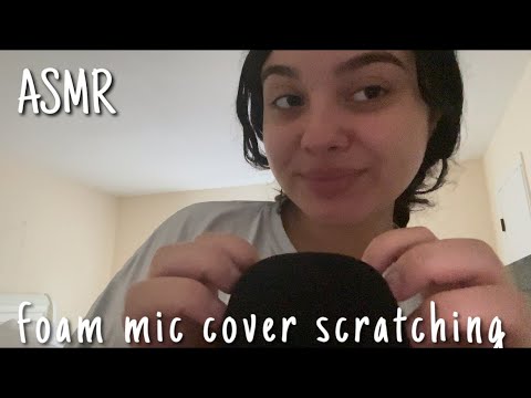 ASMR mic scratching with the foam cover 🎙️ - YouTube
