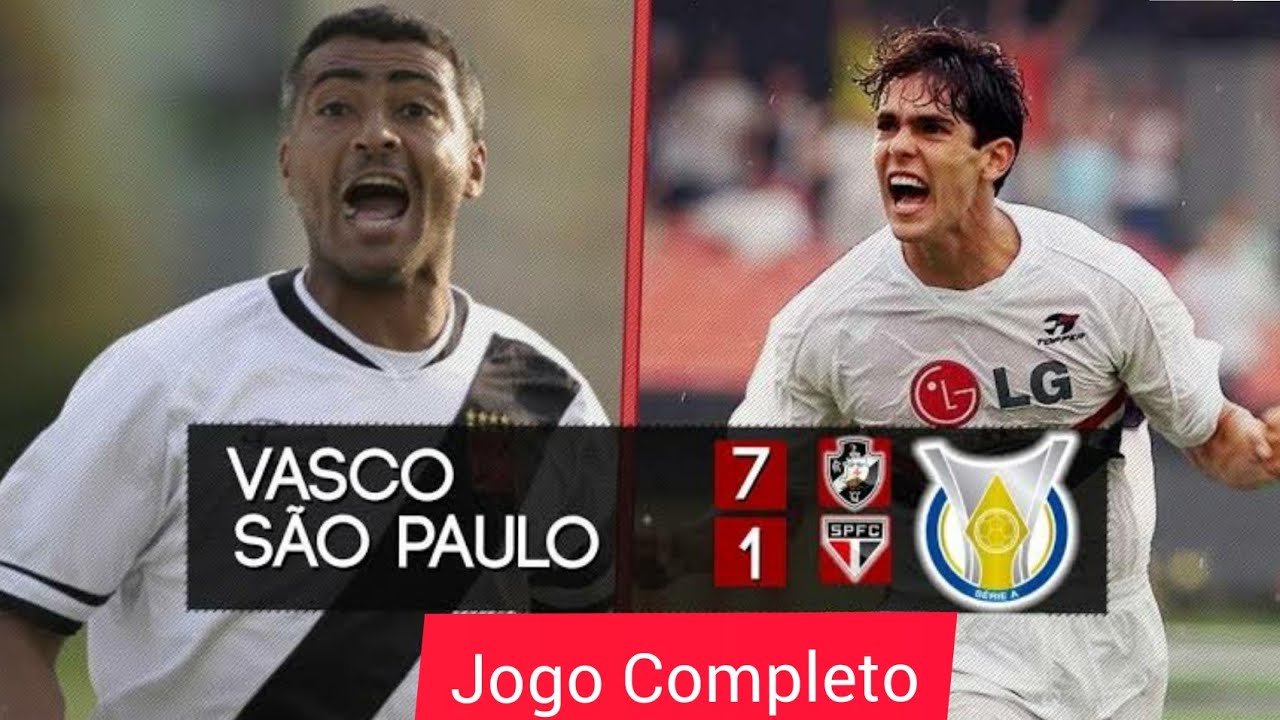 Vasco 7 x 1 São Paulo Campeonato Brasileiro 2001- Jogo completo - YouTube