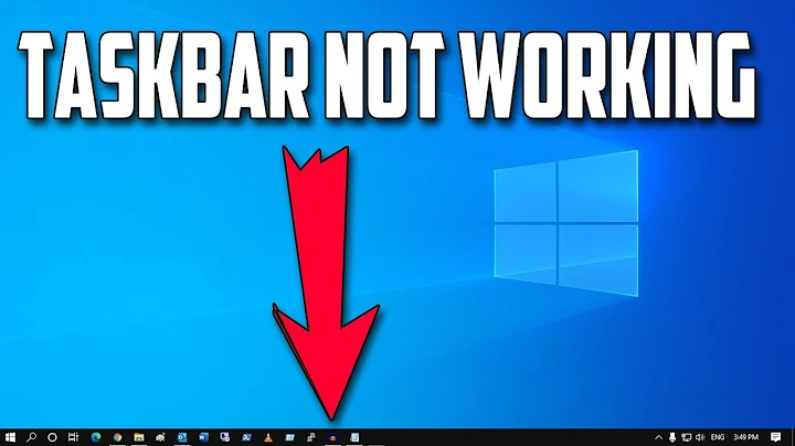 How To Fix Taskbar Not Working in Windows 10