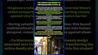 The Deadliest Design Flaw in Vintage Yellow School Buses 🚨