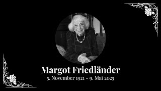 Margot Friedländer (†) im Interview mit Serdar Somuncu – in memoriam