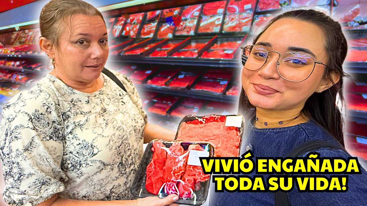 🇨🇺 Mi MAMÁ CONOCE UN SUPERMERCADO por PRIMERA VEZ en México 🇲🇽