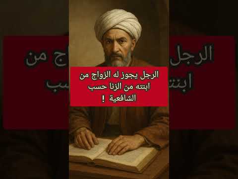 صدق أو لا تصدق الرجل يجوز له الزواج من ابنته من الزنا حسب المذهب الشافعي معلومة تاريخية
