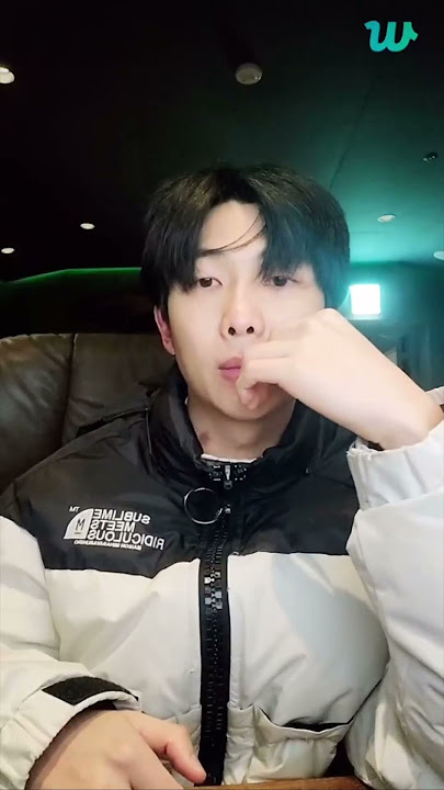 Bro had a great Valentine's 😭💀 #bts #weverselive #rm #namjoon #hickey #fypshorts
