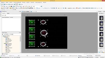 Proface HMI switch and lamp