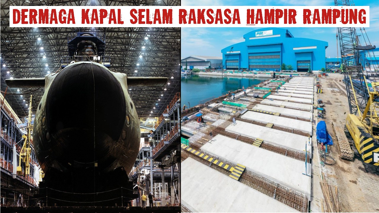 PT PAL Tancap Gas! Dermaga Kapal Selam Generasi Baru Hampir Rampung
