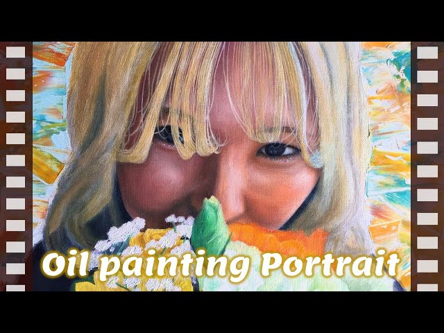 独学油絵で描く女性の肖像画｜Oil painting Portrait Self-study - YouTube