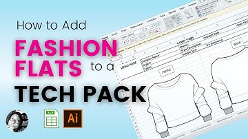 How to Add Fashion Flats to Your Tech Pack (Tutorial)