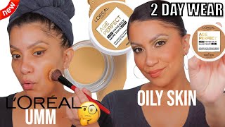 2 DAY WEAR *new* L'OREAL AGE PERFECT 4 IN 1 TINTED FACE BALM FOUNDATION *oily skin* |MagdalineJanet screenshot 2