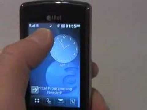 Here is a quick look at a the LG Glimmer for Alltel.