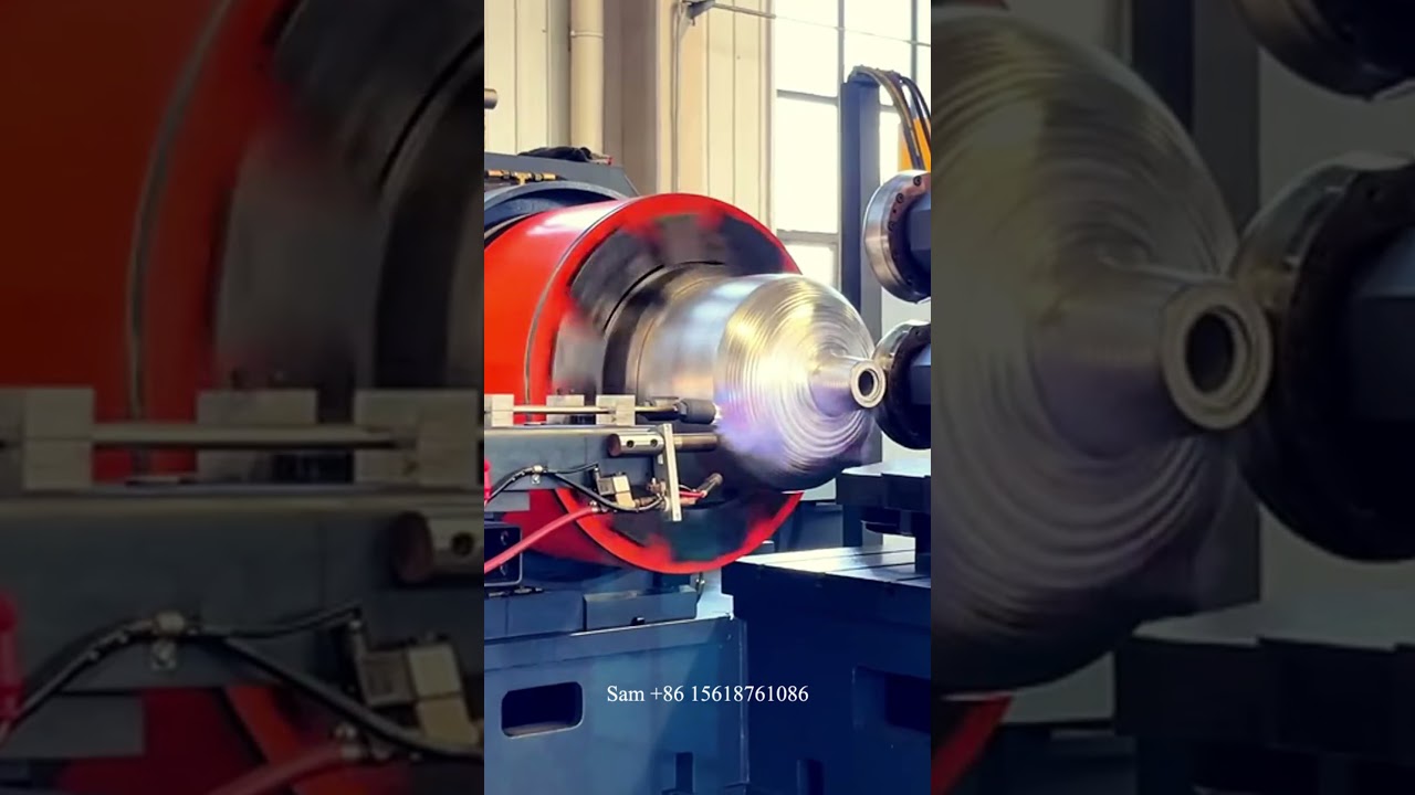 Oxygen cylinder forming machine