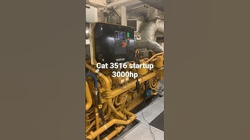 3000hp Cat 3516 Startup #mechanic #caterpillar