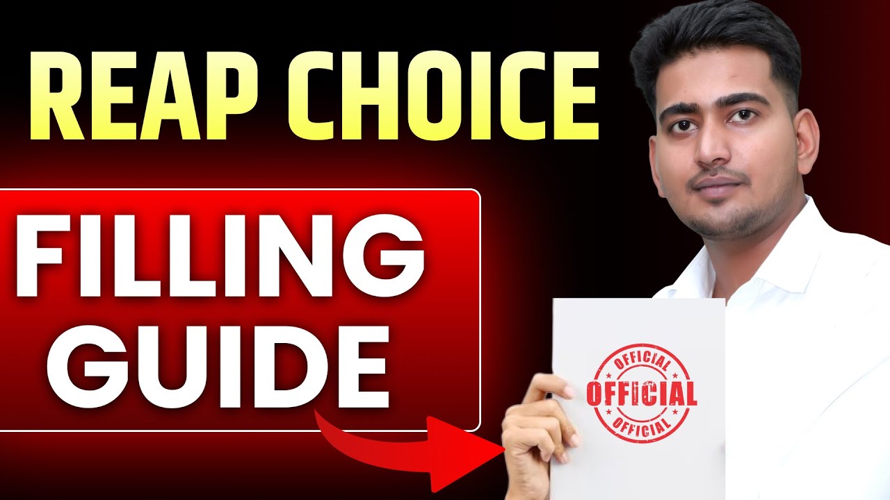 REAP COUNSELLING PROCESS, SEAT ALLOTMENT, DOCUMENTS, CHOICE FILLING | FULL DETAILS IN ONE VIDEO