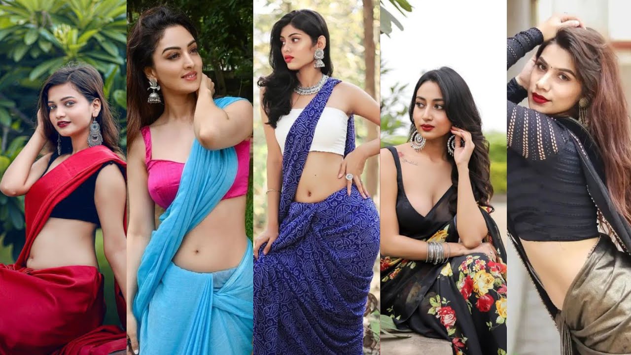 New Hot Saree Instagram Reels  New Saree Reels  New Tiktok Video  New Moj Video  Hot Reels