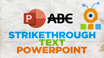 How to Strikethrough Text in PowerPoint