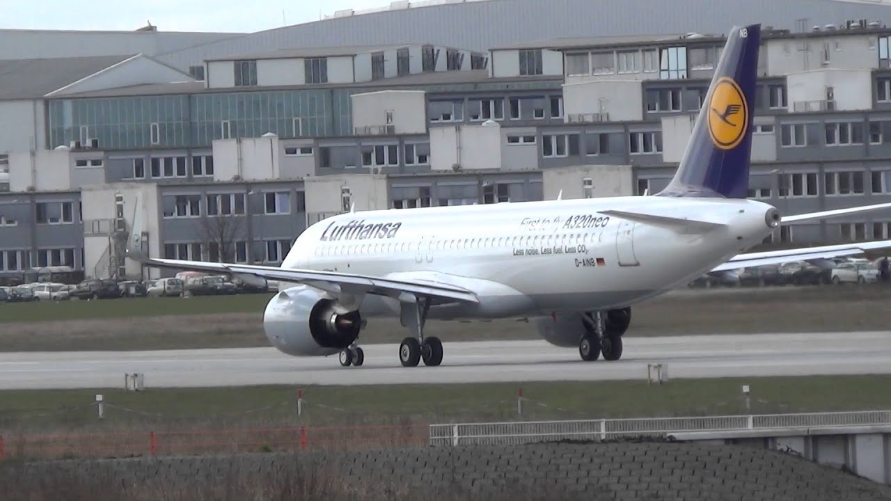 DELIVERY FLIGHT OF EUROPE's 2nd A320neo [D-AINB]