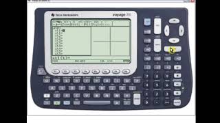 Resolver Ecuaciones Parametricas con la Calculadora Voyage 200