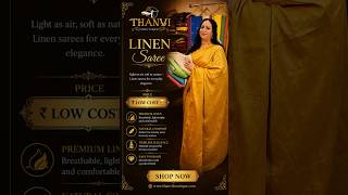 ✨ Linen Saree Collections ✨🌿