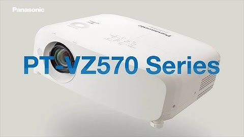 Die Panasonic PT-VZ570 Serie