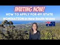 Update for 491 State Nomination in New South Wales - RDAs Open - HOW TO APPLY FOR A 491 VISA!!