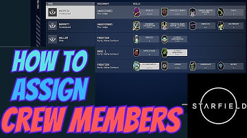 How To Assign Crew Members To A Outpost and Your Ship in  Stafield