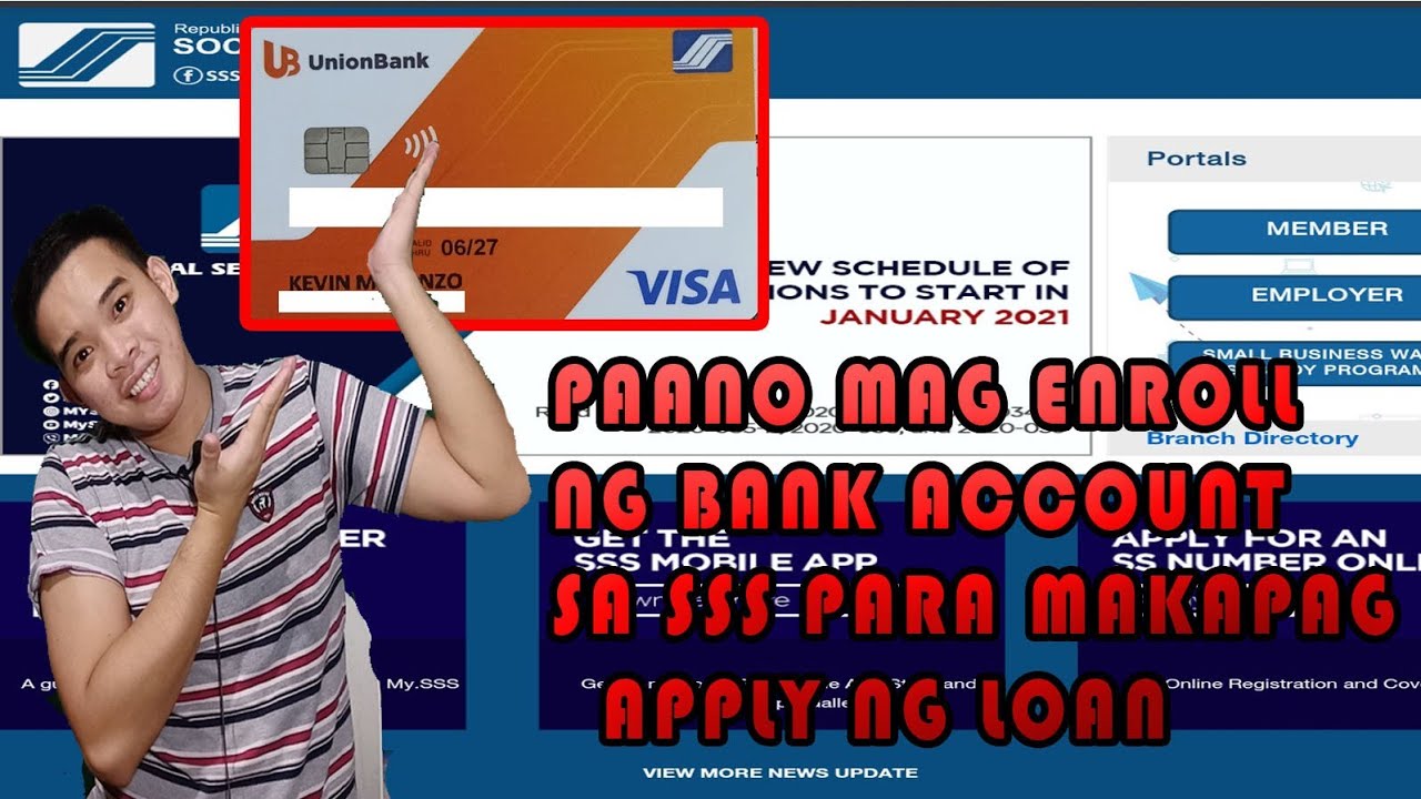 PART 2 HOW TO ENROLL BANK ACCOUNT IN SSS PAANO MAG ENROLL NG BANK