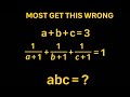 Most People Get This Wrong | Can You Solve It? | Algebraic Trick!