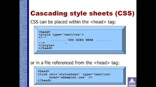 Biocomputing II: XML, HTML and CSS Part3