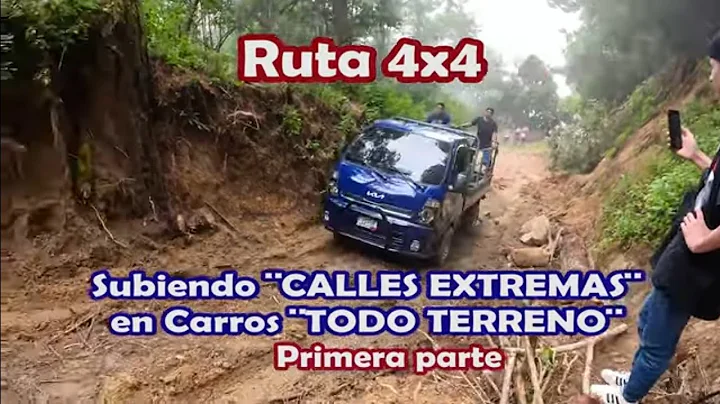 Ruta 4x4 Calles de Montaas en Chalatenango, EL SAL...