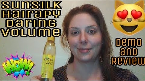 Sunsilk Hairapy Daring Volume Spray: Demo and Review