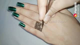 K❤N Beautiful mehndi design | Tattoo mehndi design by Kasak Rajput