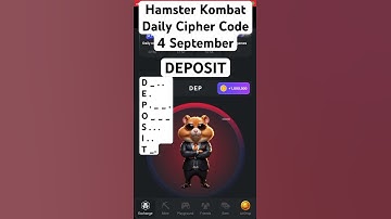 4 September Hamster Kombat Daily Cipher Code. #hamsterkombat #hamsters #hamsterkombatcipher