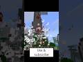 Minecraft TNT Experiment: Tower Blast🏡#Shorts