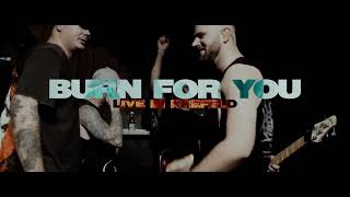 Never Back Down - Burn For You (Official Video)