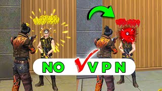 Without  VPN   RED 🔴 Damage ! in FREE FIRE