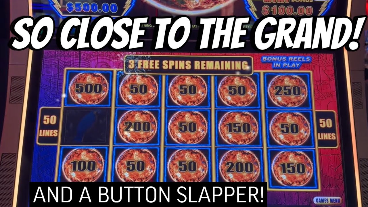 So close to landing a GRAND jackpot next to a serial button slapper! 🤣 ...