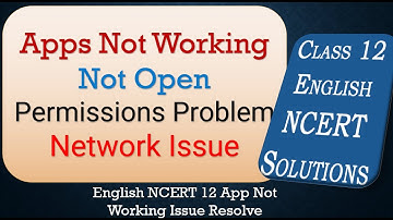 How To Fix English NCERT 12 App not working | Not Open | Space Issue | Keeps Crashing Problem